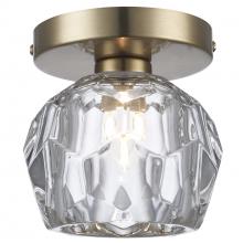 Trans Globe 11660 AG - 1LT SCONCE-CRYSTAL SHADE-AG
